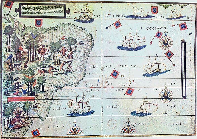 Mapa de portugal no mapa do mundo político com lupa